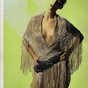 Silk hand made shawl